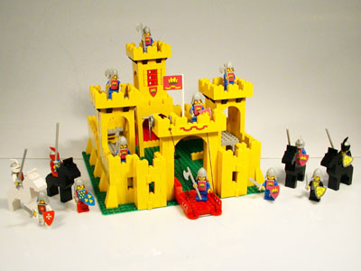 The original yellow Lego Castle which I actually owned.  Colangelo's is currently missing some pieces...